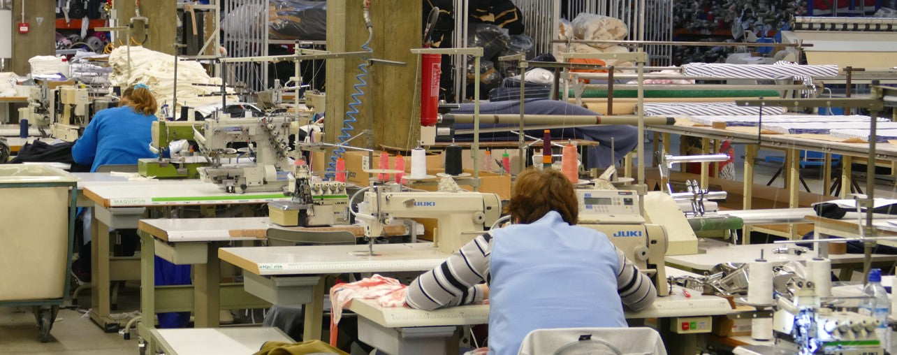 SIena factory floor where the LESPIRANT LCUT undershirt was produced near Porto, Portugal