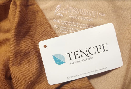 The LESPIRANT LCut undershirt is 94-96% TENCEL which is viscose fiber that is sweat-weaking, odor-resistant, cool to the touch, and softer than cotton. It is sustainably produced by Lenzing.com, the winner of numerous sustainability awards. 